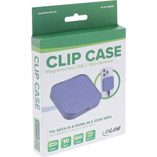 InLine Clip Case - Magnetisches USB-C Gehäuse für SATA III