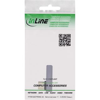 InLine USB4 Adapter, USB-C Stecker/Buchse vertikal rechts/links