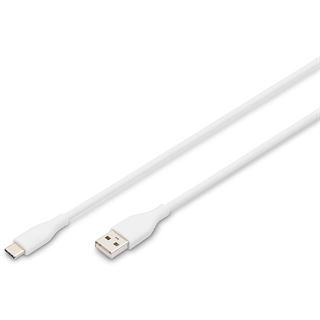(€7,90*/1m) 1.00m Digitus USB-C Anschlusskabel USB A Stecker auf