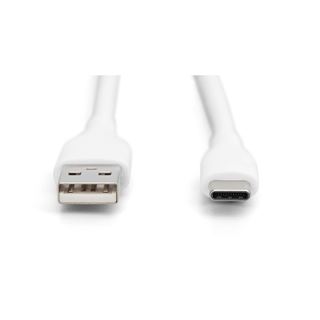 (€7,90*/1m) 1.00m Digitus USB-C Anschlusskabel USB A Stecker auf