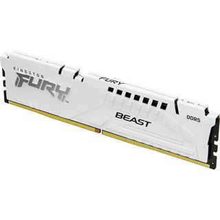 32GB Kingston FURY Beast wei&szlig; DDR5-6000 DIMM CL30 Single