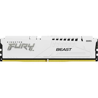 32GB Kingston FURY Beast wei&szlig; DDR5-6000 DIMM CL30 Single