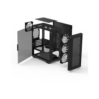 Zalman M4 Mini Tower ohne Netzteil schwarz