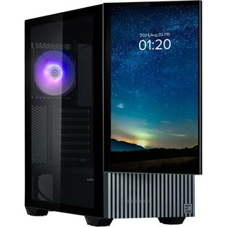 Zalman Z10 DS mit Display Midi Tower ohne Netzteil schwarz