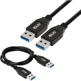 (&euro;15,80*/1m) 0.50m Club 3D USB Anschlusskabel Stecker auf