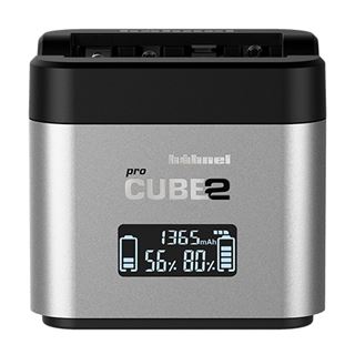 Hähnel Doppelladegerät Pro Cube 2 - Canon mit LCD-Display