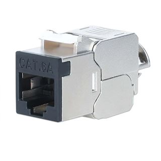 Intellinet Cat6a 10G STP Keystone-Modul schwarz