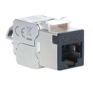 Intellinet Cat6a 10G STP Keystone-Modul schwarz