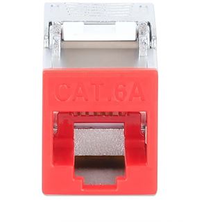Intellinet Cat6a 10G STP Keystone-Modul rot