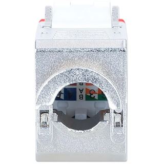 Intellinet Cat6a 10G STP Keystone-Modul rot