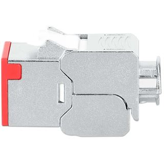 Intellinet Cat6a 10G STP Keystone-Modul rot