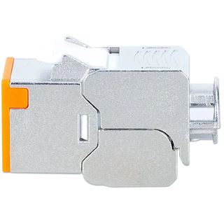 Intellinet Cat6a 10G STP Keystone-Modul orange