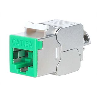 Intellinet Cat6a 10G STP Keystone-Modul gr&uuml;n