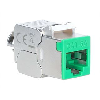 Intellinet Cat6a 10G STP Keystone-Modul gr&uuml;n