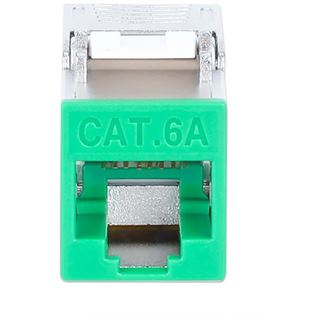 Intellinet Cat6a 10G STP Keystone-Modul gr&uuml;n