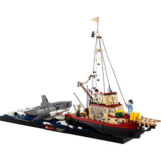 LEGO Ideas 21350 Der weiße Hai, Diorama-Bauset für