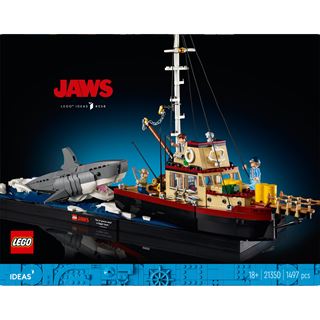 LEGO Ideas 21350 Der weiße Hai, Diorama-Bauset für