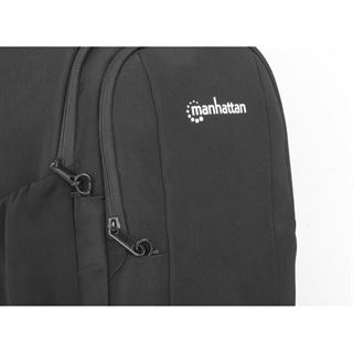 Manhattan Amsterdam Notebook-Umhängetasche 13,3" schwarz