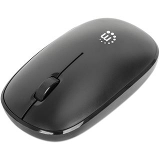 Manhattan MW3050 Kabellose USB-Maus 3 Tasten Mausrad schwarz