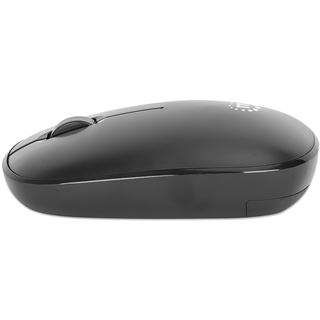 Manhattan MW3050 Kabellose USB-Maus 3 Tasten Mausrad schwarz