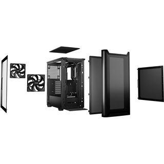 be quiet! Pure Base 501 Airflow Window Midi Tower ohne Netzteil