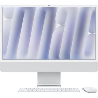 24" (60,96cm) Apple iMac Silver/M4-10C-CPU,10C-GPU/16GB/256GB