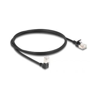1.00m Delock Cat. 5 Patchkabel gewinkelt RJ45 Stecker auf RJ45