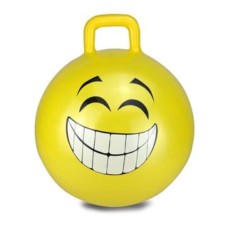 Jamara H&uuml;pfball Smile gelb 450mm 1+