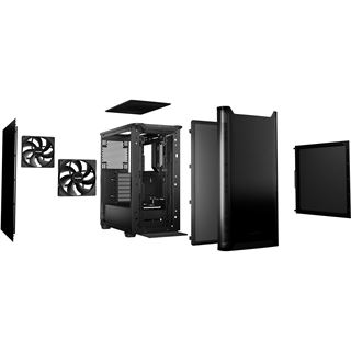 be quiet! Pure Base 501 Midi Tower ohne Netzteil schwarz