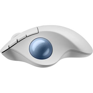 LOGITECH ERGO M575S Wireless Trackball - Off White + Blue Ball