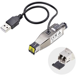 Startech Gigabit Glasfaser Medienkonverter Dongle LWL Kupfer Umsetzer