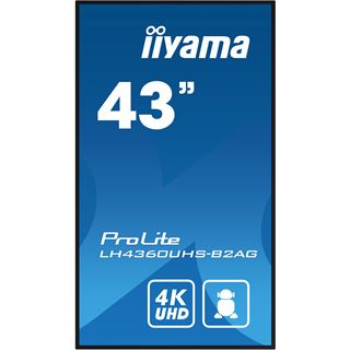 42.5" (107,95cm) iiyama ProLite LH4360UHS-B2AG schwarz 3840x2160