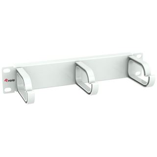 Equip Kabeldurchf&uuml;hrung 10" 1HE 3x Plastikringe wei&szlig;