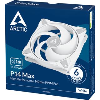 Arctic P14 Max 140x140x27mm 400-2800 U/min weiß