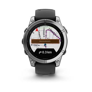 GARMIN fenix E 47 mm Smartwatch schwarz, silber