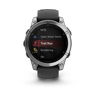 GARMIN fenix E 47 mm Smartwatch schwarz, silber