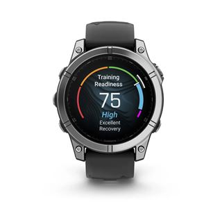 GARMIN fenix E 47 mm Smartwatch schwarz, silber