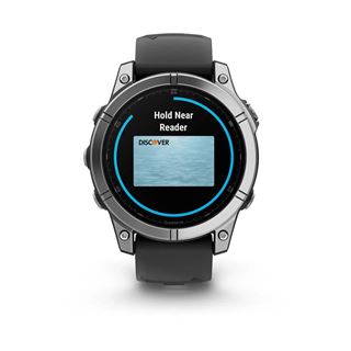 GARMIN fenix E 47 mm Smartwatch schwarz, silber