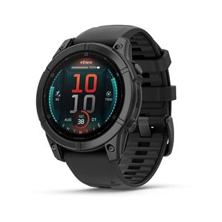 GARMIN fenix E 47 mm Smartwatch schwarz, schiefergrau