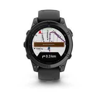 GARMIN fenix E 47 mm Smartwatch schwarz, schiefergrau