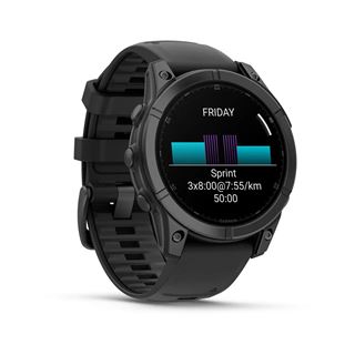 GARMIN fenix E 47 mm Smartwatch schwarz, schiefergrau