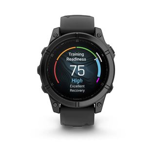 GARMIN fenix E 47 mm Smartwatch schwarz, schiefergrau