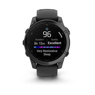 GARMIN fenix E 47 mm Smartwatch schwarz, schiefergrau