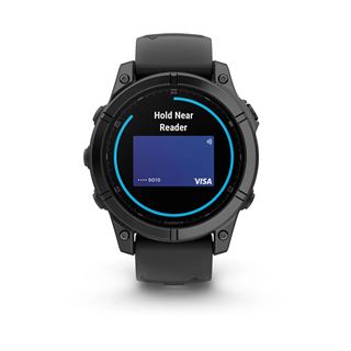 GARMIN fenix E 47 mm Smartwatch schwarz, schiefergrau