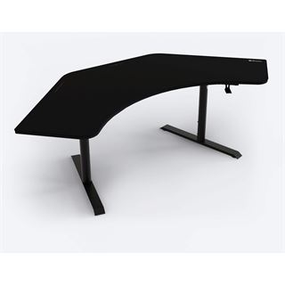 Arozzi Gaming-Tisch Arena Angelo PureBlack 135°-225x102cm1/2