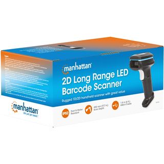 Manhattan 2D LED Barcodescanner 450mm IP52 Handscanner