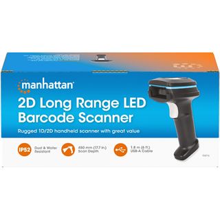 Manhattan 2D LED Barcodescanner 450mm IP52 Handscanner