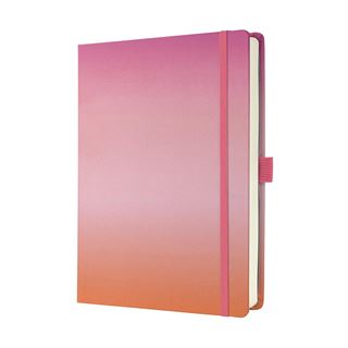 SIGEL Notizbuch JOLIE Bullet A5+ punktraster, pink/rosa/orange