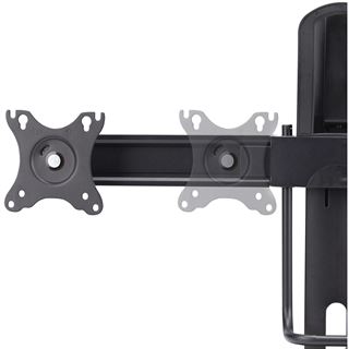 StarTech Crossbar Dual Monitor Desk Stand, Double 27inch Screens/VESA