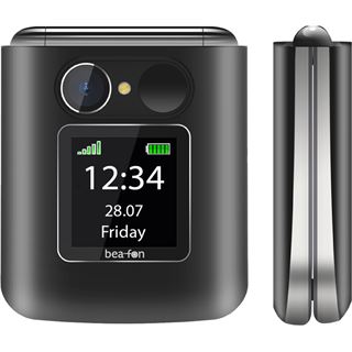 Beafon Fold 10 LTE, Silver Line, Großtastenklapphandy,